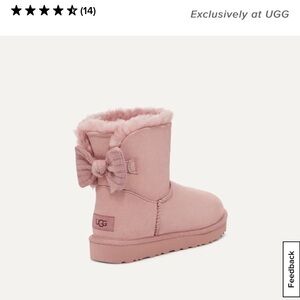Brand New Coquette Pink Bailey Bow Uggs